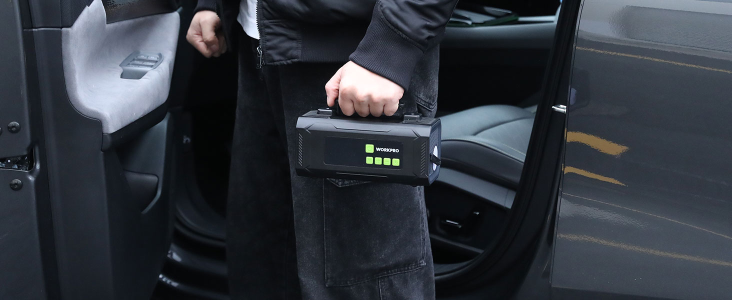 WORKPRO 12V Portable Air Inflator 