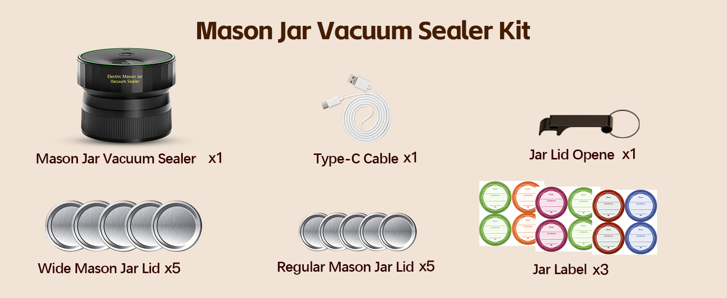 mason jar vacuum sealer