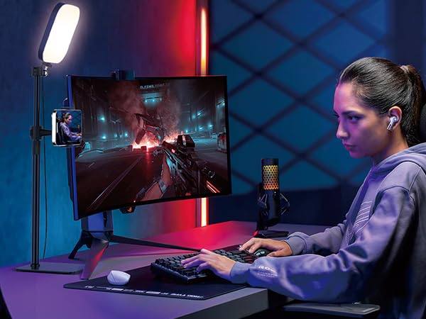 Video Conference Light for Self Broadcasting and Live Streaming