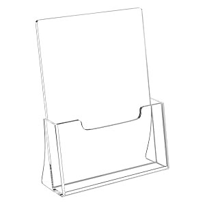 plastic flyer holder 8.5 x 11