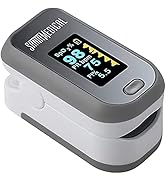 Finger Pulse Oximeter, (SpO2) Blood Oxygen Saturation Monitor with Pulse Rate Measurements and Pu...
