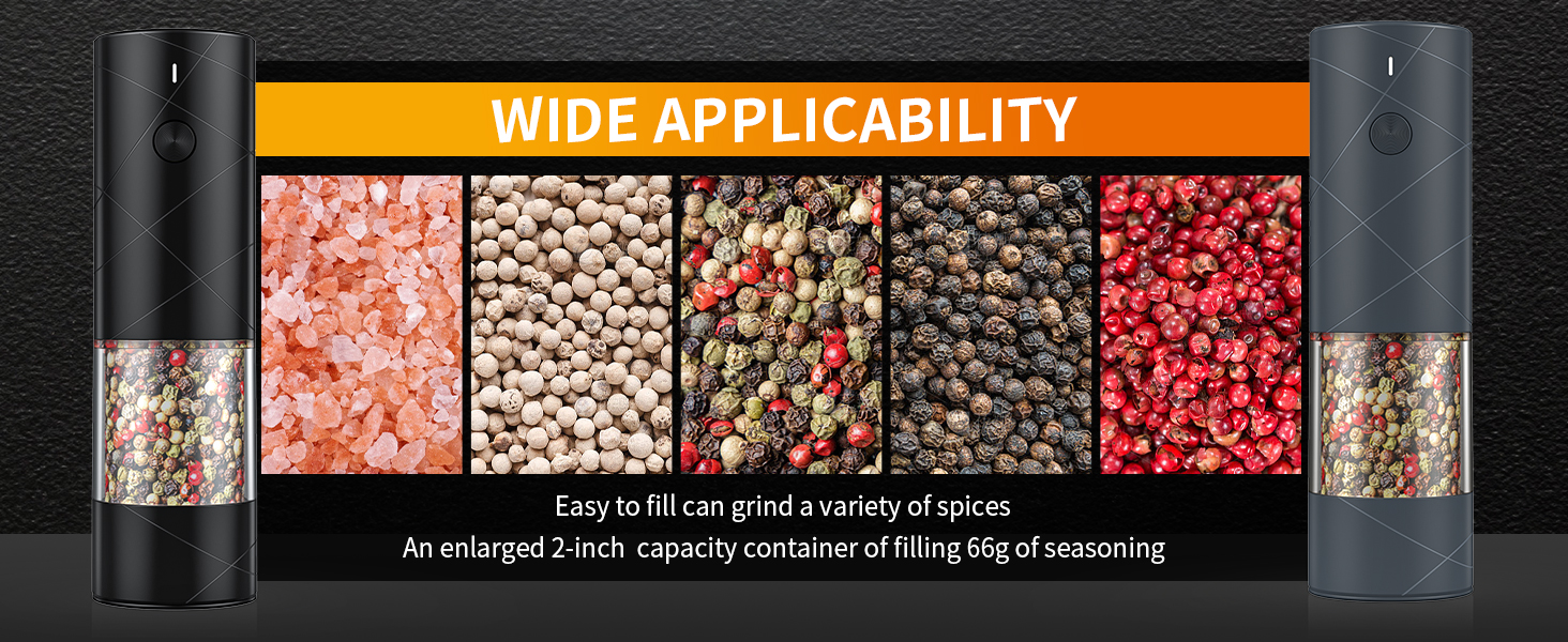 salt and pepper grinder set