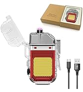YOZWOO Electric Candle Lighter USB Type C Rechargeable Lighter Plasma Lighter Flameless Windproof...