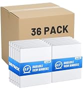 SUIN 0.5''/1'' 3 Ring Binder -0.5/1 inch View Binders with Round Ring Binders, Large 200 Sheet Ca...