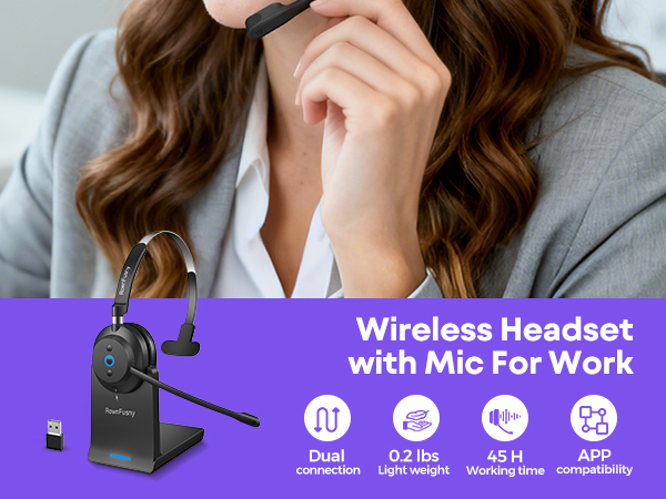 headset with microphone for pc