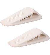 Fursafe&amp;Q Rubber Door Stoppers for Bottom of Door, Door Stop Wedge with Holder, Heavy Duty Doorst...