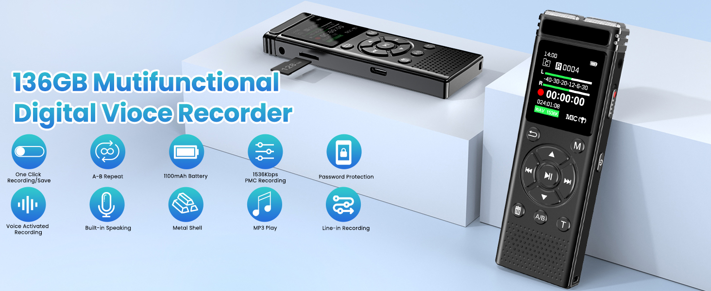Digital Voice Recorder with Playback