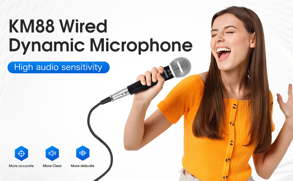 KM88 Wired Dynamic Microphone