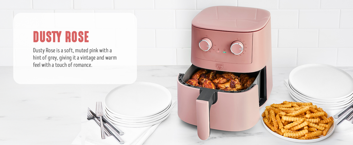 GreenLife, Ceramic Nonstick, PFAS-Free, Non-Toxic, Electrics, Air Fryer