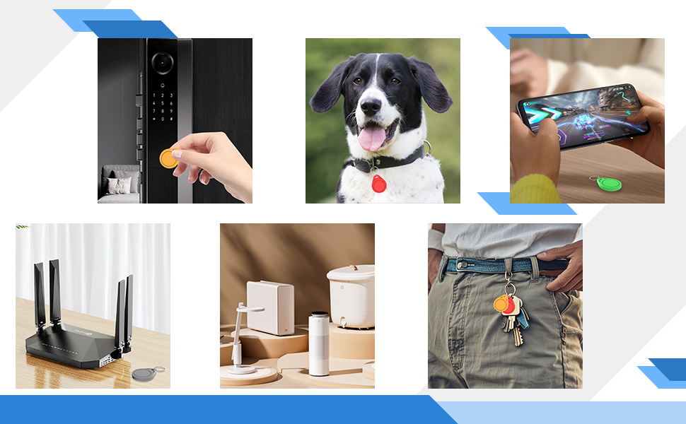 access control parking management ID verification amiibos, pet IDs, social sharing