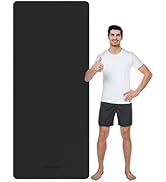CAMBIVO Extra Wide Yoga Mat for Women and Men (72"/84"x 32"x 1/4") TPE Workout Mat, Non-slip Larg...