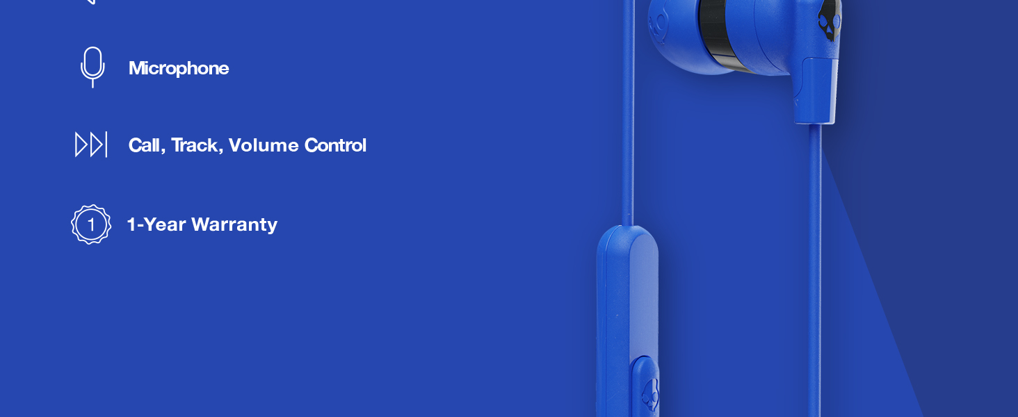 Skullcandy Ink'd+ Wired Earbuds