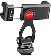 Camera Phone Mount Tripod Holder - ULANZI ST-10 Metal Dual Cold Shoe Smartphone Vlog Holder DSLR ...