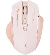 Uineer Bluetooth Mouse,[Upgraded] Multi-Device Wireless Mouse,Visible Battery Level,Tri-Mode (BT ...