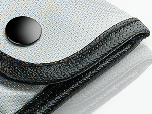 Fireproof edge wrapping