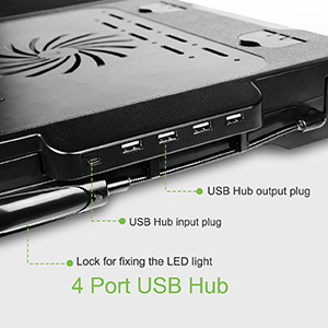 4 USB charging port