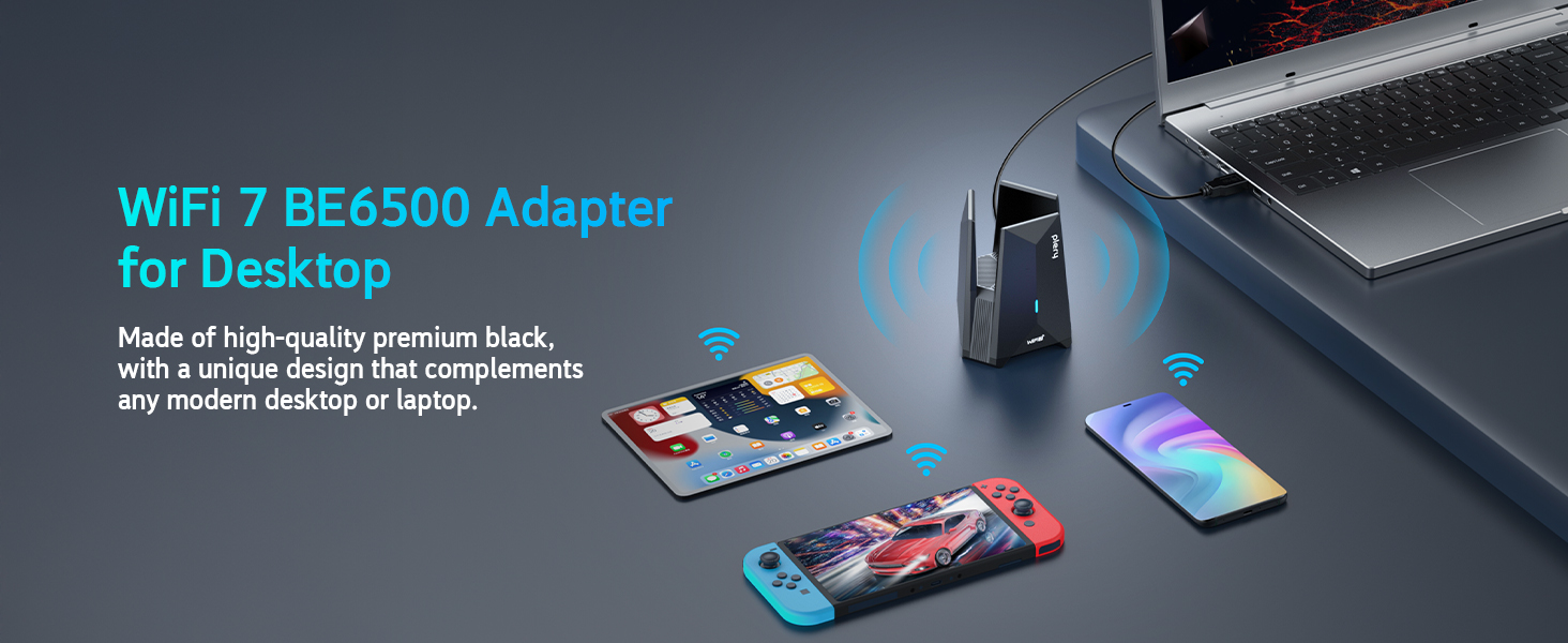 WiFi7 BE6500 Adapter for Desktop