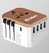 International Plug Adapter, Unidapt Travel Adapter Worldwide - All in one Universal Charger USB T...