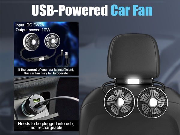 fan for car seat baby