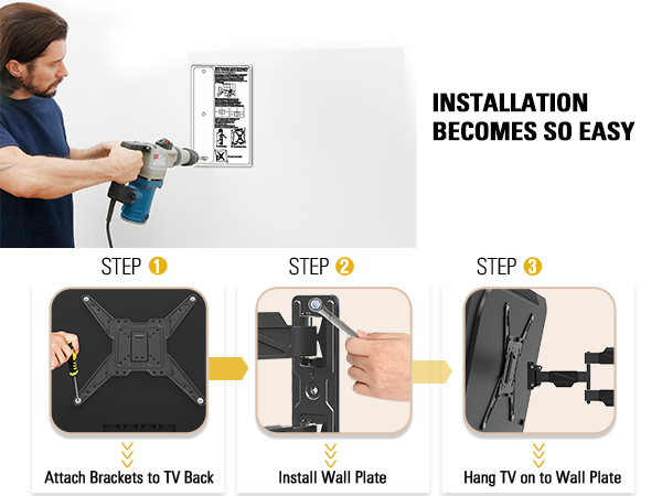 Mounting Dream TV Wall Mount for Most 26-55" TVs