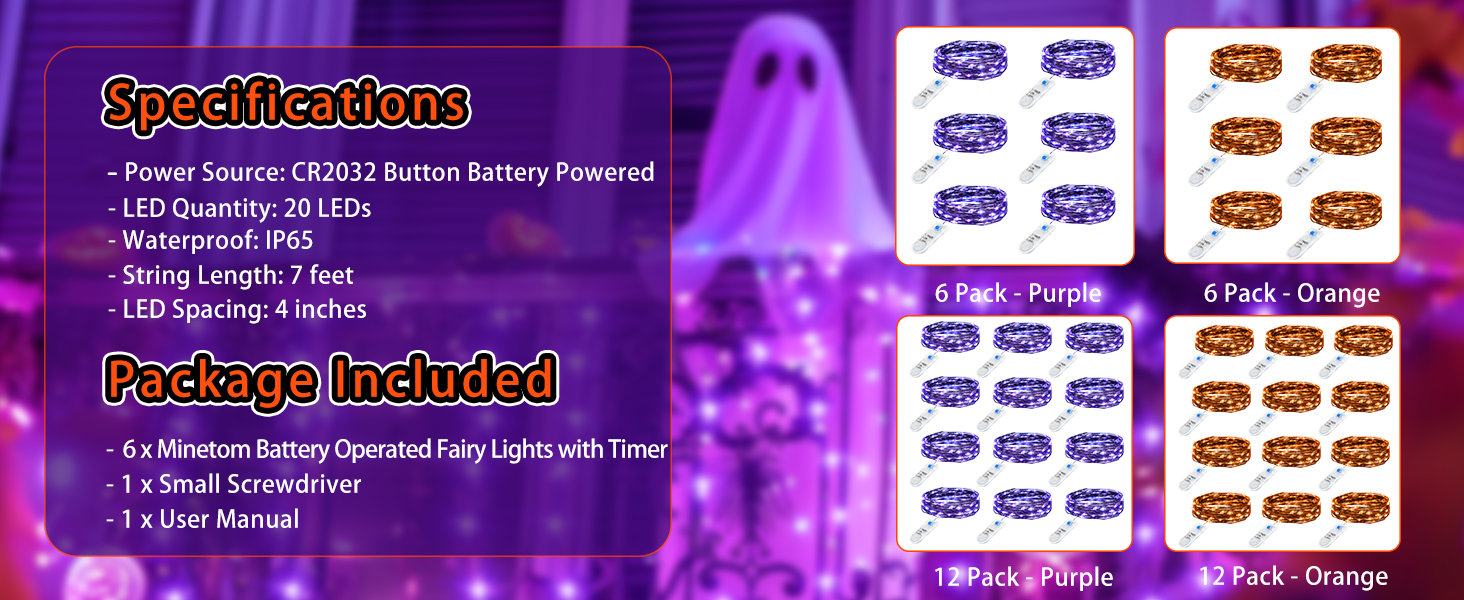 fairy lights with timer
