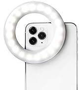 LITTIL Selfie One - Selfie Ring Light for Phone Rechargeable Cell Phone Ring Light Clip On for iP...