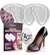 Premium High Heel Inserts [Extra Soft Forefoot Cushioning] Ball of Foot Cushions for Women and Me...