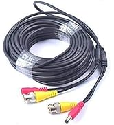 65 Feet EKYLIN All-in-One BNC Video Extension Cable with Power DC Connector for Security Camera H...
