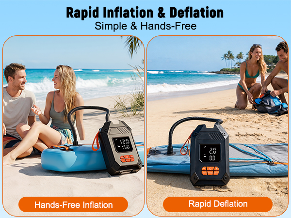 air pump for inflatables paddleboard accessories