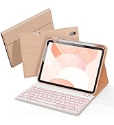 Senyoson Folio Keyboard Case for iPad 10th Gen 10.9 inch (2022) and iPad 11th (A16, 2025), Magnet...