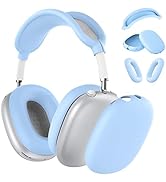 Silicone Case Cover for AirPods Max Headphones, Anti-Scratch Ear Pad Case Cover/Ear Cups Cover/He...