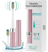 Voom Sonic Go 1 Series Travel Electric Toothbrush, Travel Toothbrush (Dentist Recommended) - Batt...