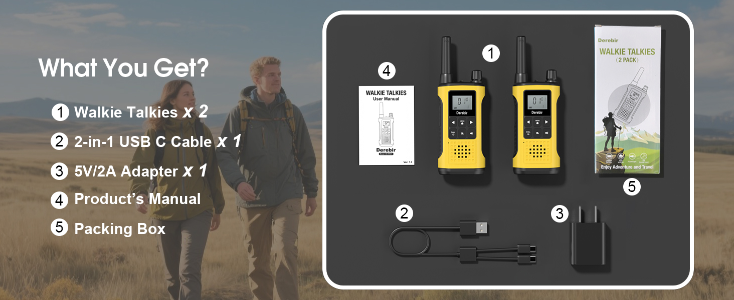walkie talkies 2 pack