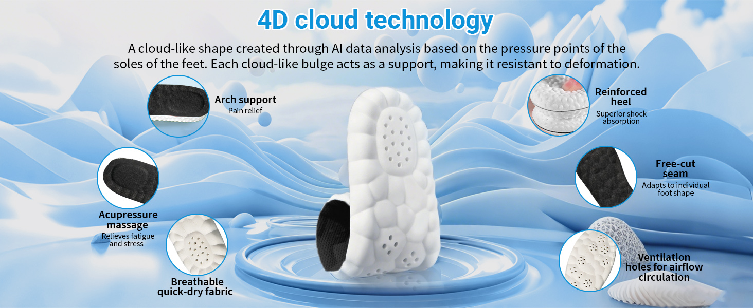 steppers insoles for men stepper insoles cloud shoe inserts thick insoles for men footster insoles