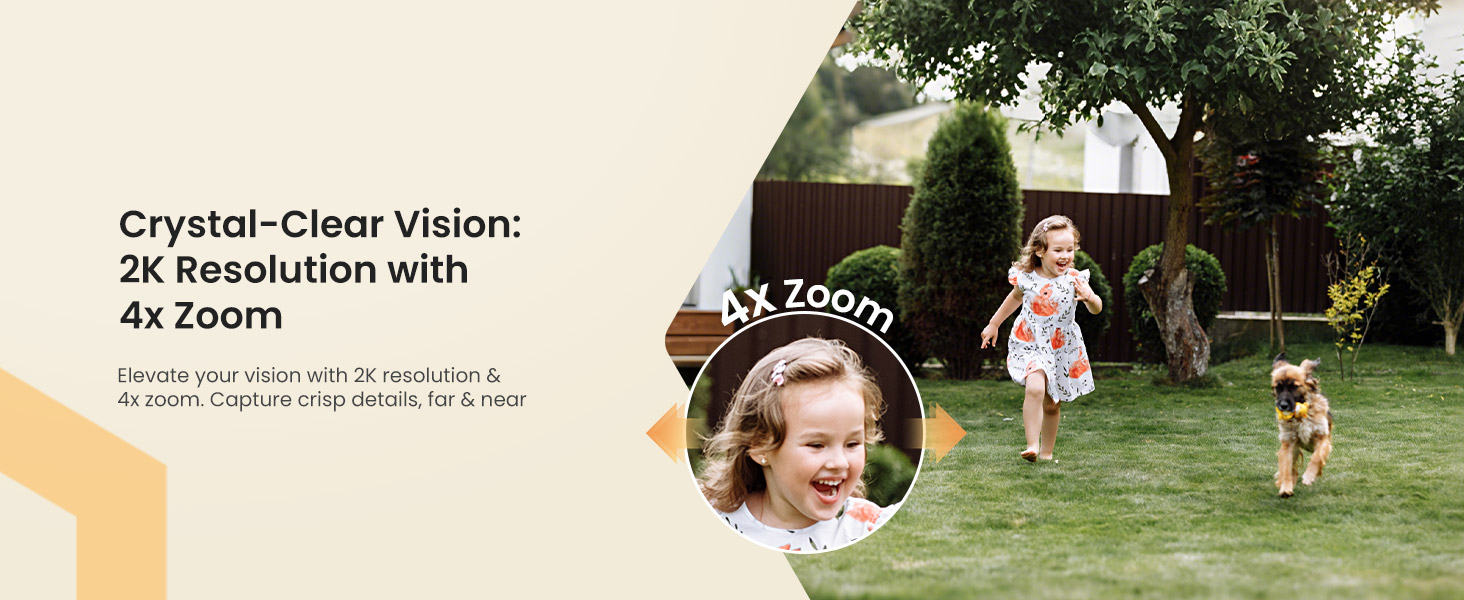 2K outdoor security camera