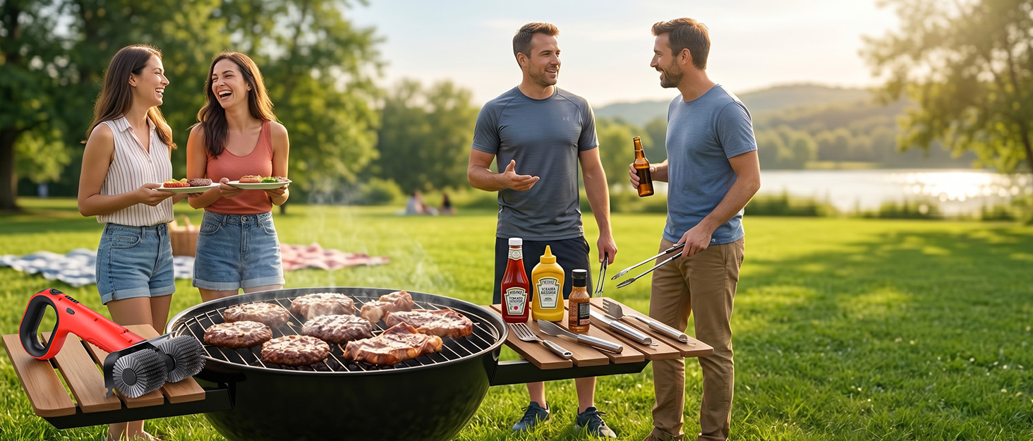 grill brush for outdoor grill