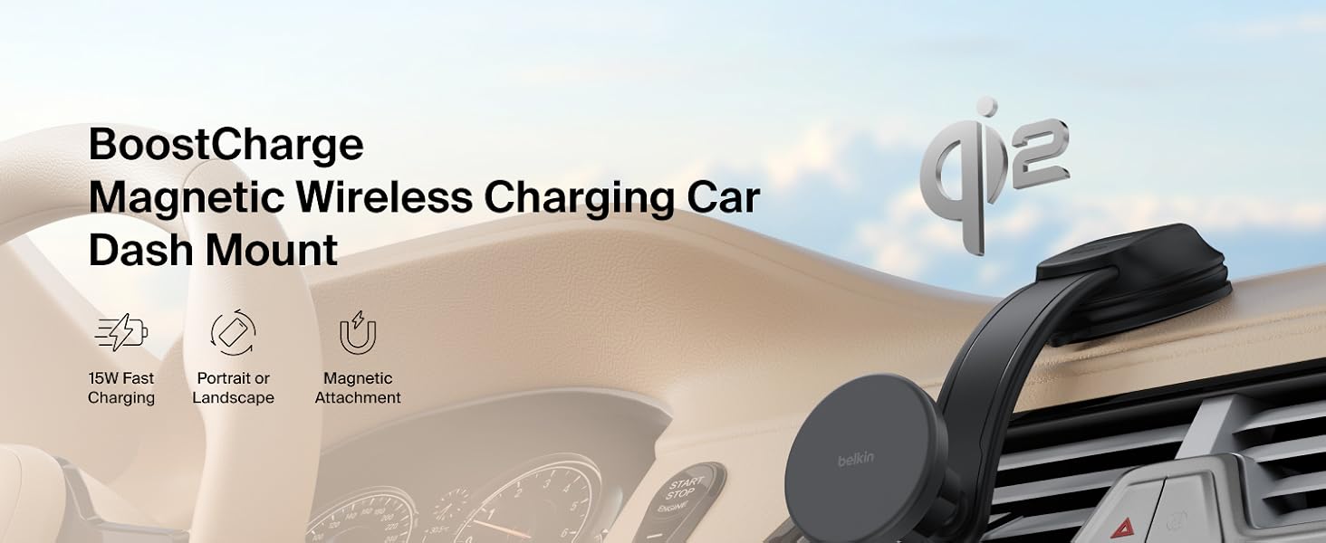 Wireless Car Dash Mount