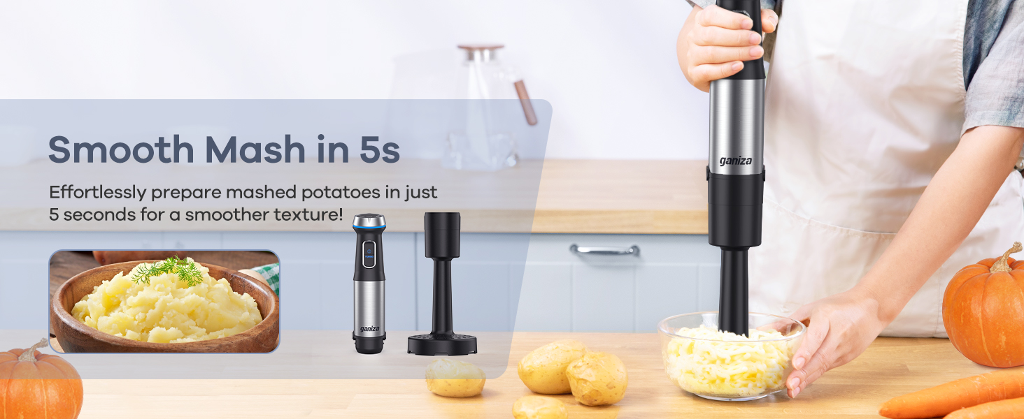 hand blender with potato masher