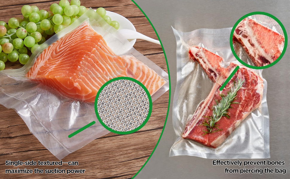 Single-side textured—can maximize the suction power.