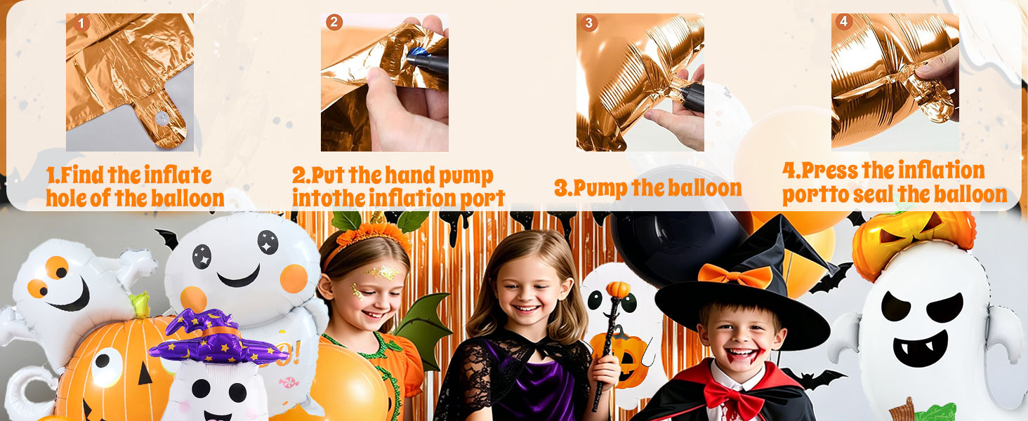 ghost decor halloween decorations halloween balloon halloween party balloons