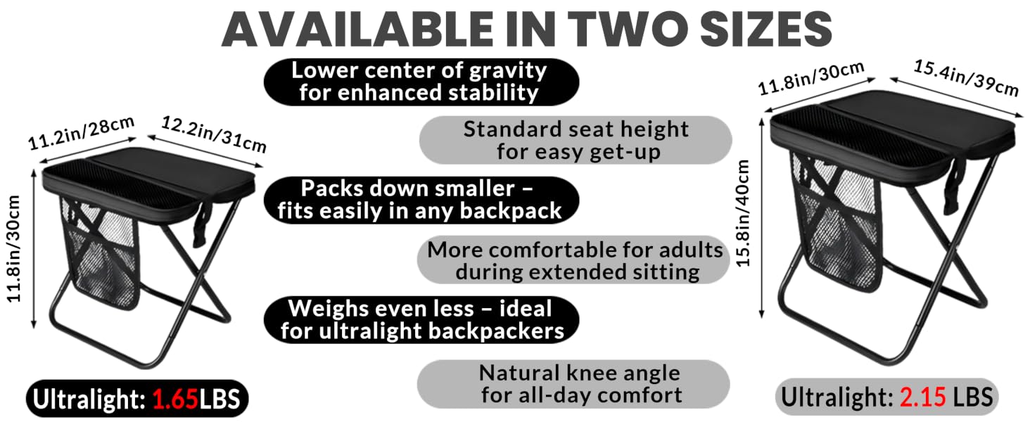 16&amp;#34; Portable Collapsible Stool