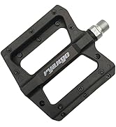 RYANGO Mountain Bike Pedals, Non-Slip Nylon Fiber Bike Pedals, Flat Lightweight MTB Pedals Sealed...