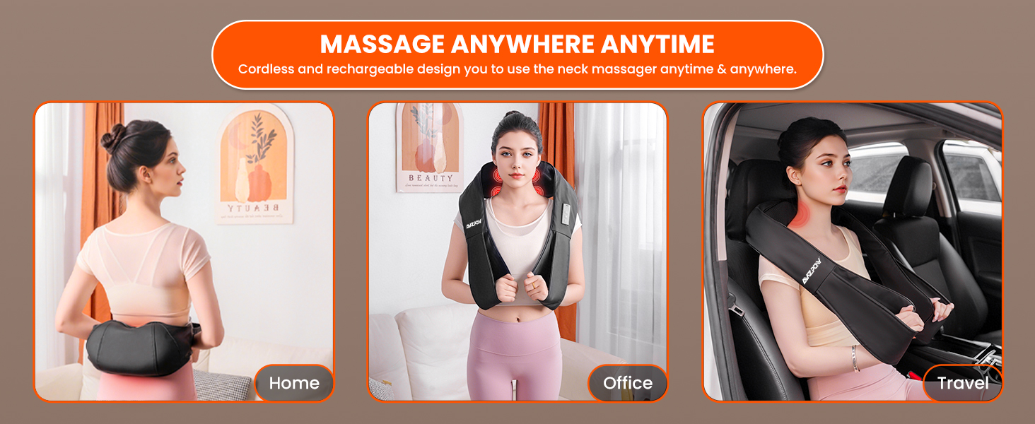 shiatsu neck and back massager