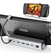 6-in-1 Docking Station,Steam Deck Dock for OLED/ROG Ally/Legion Go/MSI Claw,4K@60Hz USB C Hub wit...