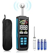 DURFICST 3-inch Color HD Large Screen Moisture Meter with Cloth Bag, 20-40mm Depth Analysis, for ...