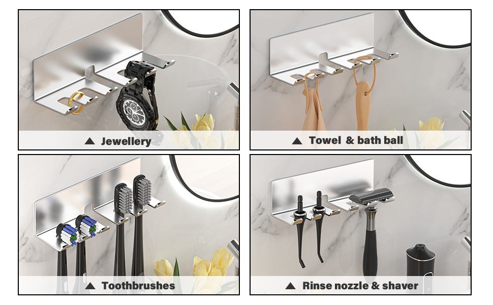 brush head storage stainless steel