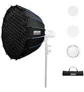 amaran Light Dome 90 Softbox,One-snap Quick-Release Foldable Bowens Mount Soft Light Modifier Lig...