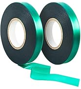 Unves 2 Pack Garden Tape Roll, 150 Ft Thick Reusable Green Plant Ties Nursery Tape - 1/2" Wide St...