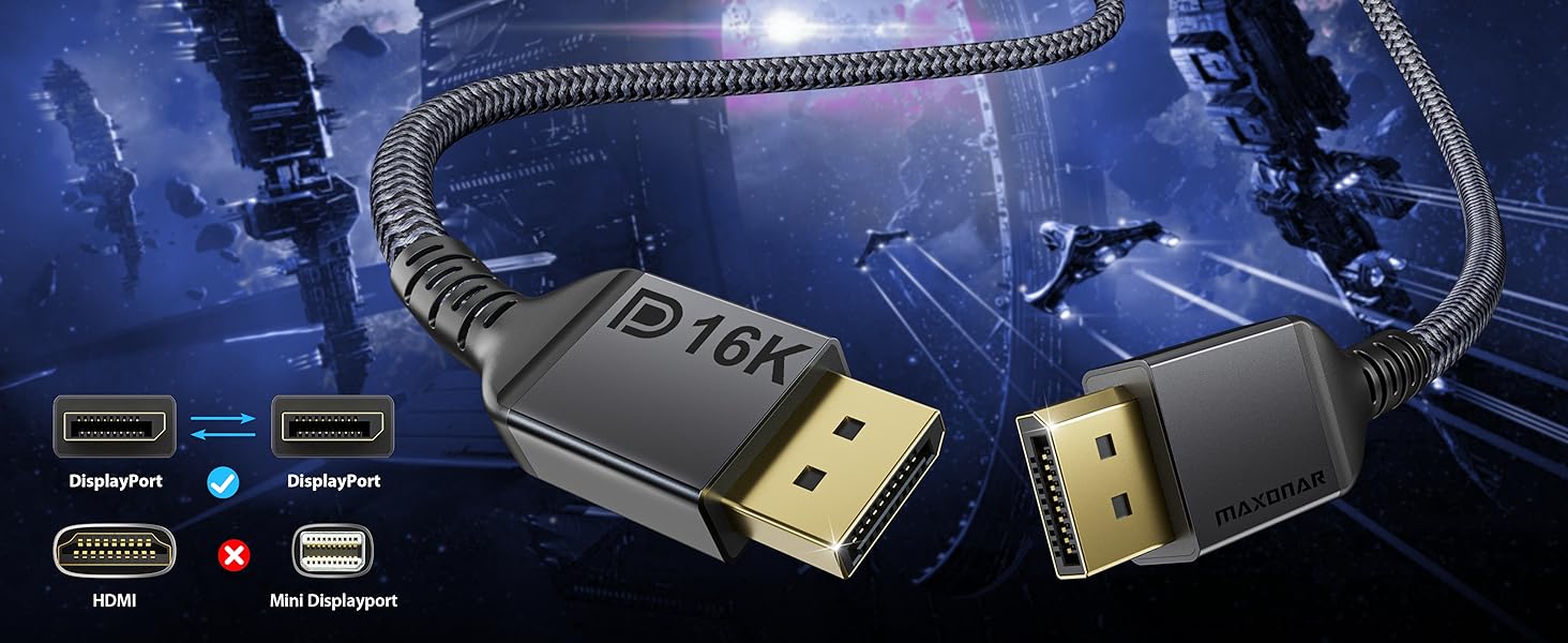 Displayport to Displayport Cable