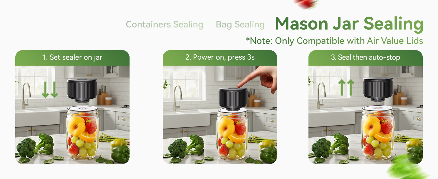 Only Compatible with Air Value Lids